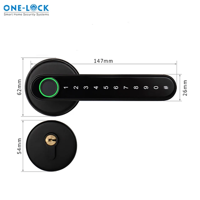 TTLOCK Single Handle Apartment Smart Fingerprint Lock
