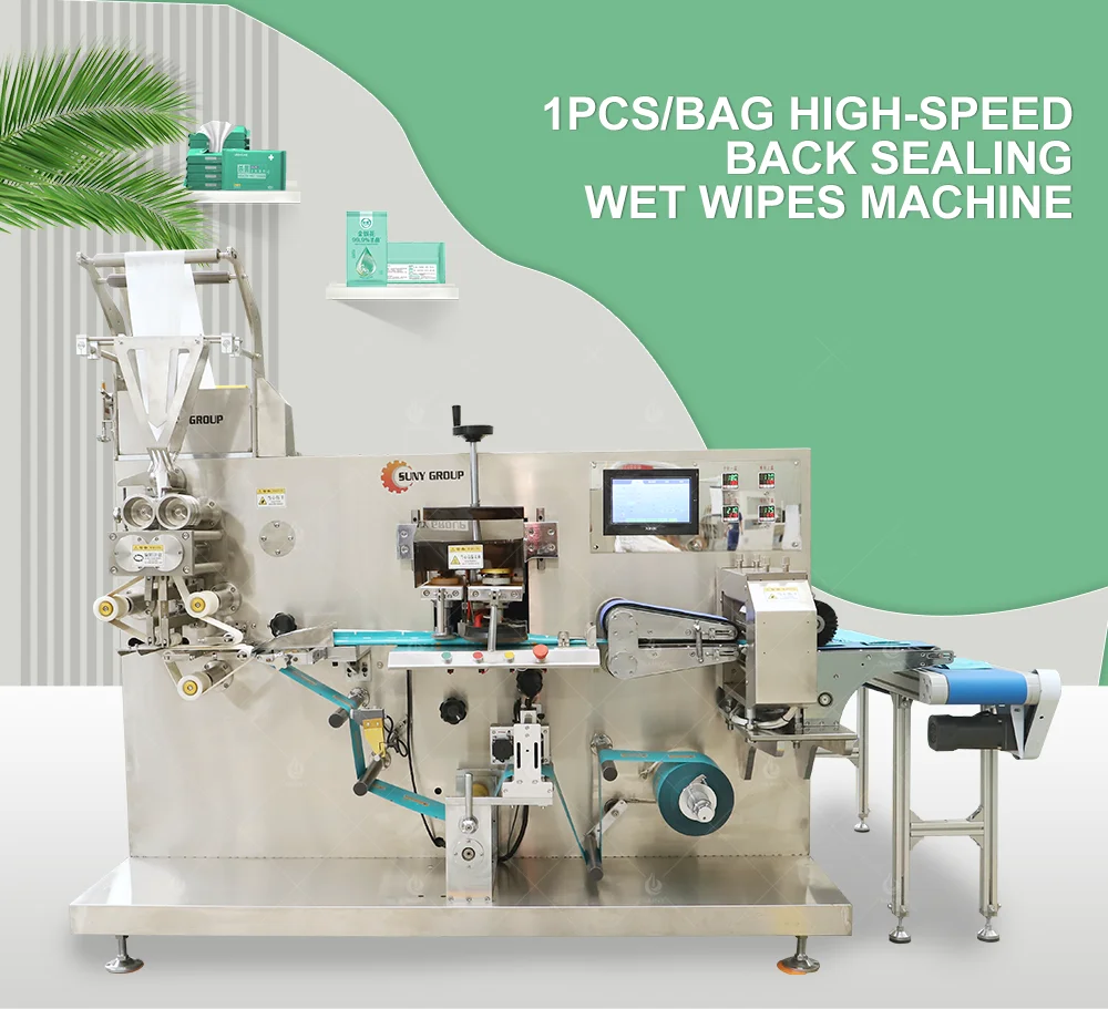 Fully Automatic High Speed Single Piece Wet Wipes Making Machine ...