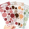 copperplate paper sticker + full color example