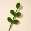 (5 Hojas) Flores y ramas de las Cuatro Estaciones - Verde Oscuro