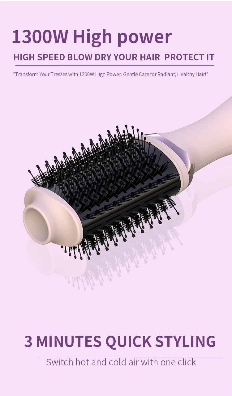 ULELAY Hot Selling Best Quality Tangle Teezer Hair Brush Electric Most  Powerful Hot Air Brush in Hair Dryer Hot Air Dryer