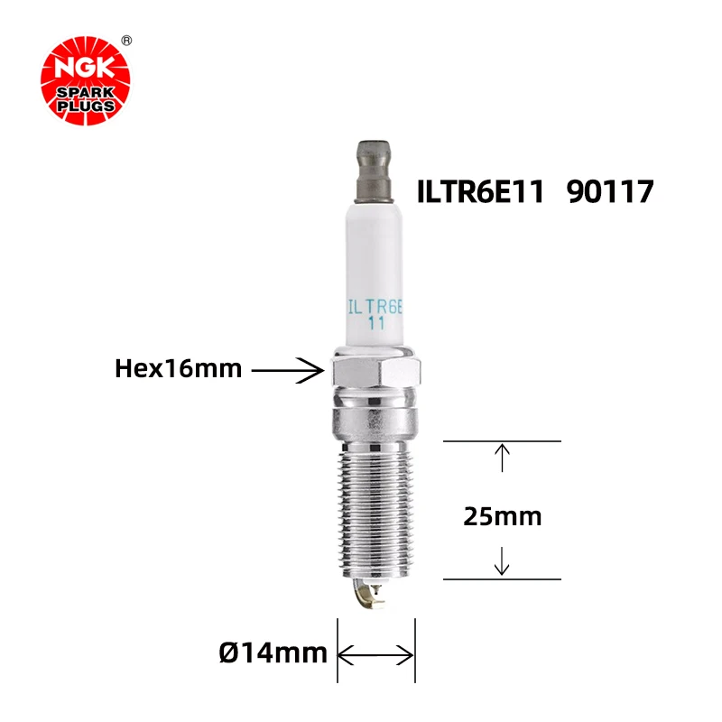 4-6 Pcs OE: 12622561 ILTR6E11 90117 Iridium Spark Plug For - View #4