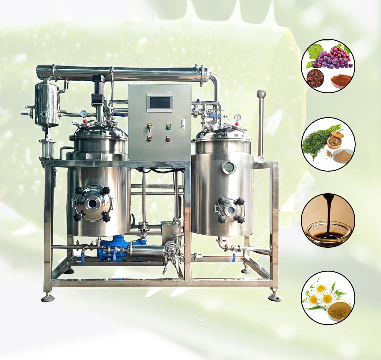 Stevia Extraction Machinery Concentrated Extraction Equipment  Essential Oil Extraction Distiller