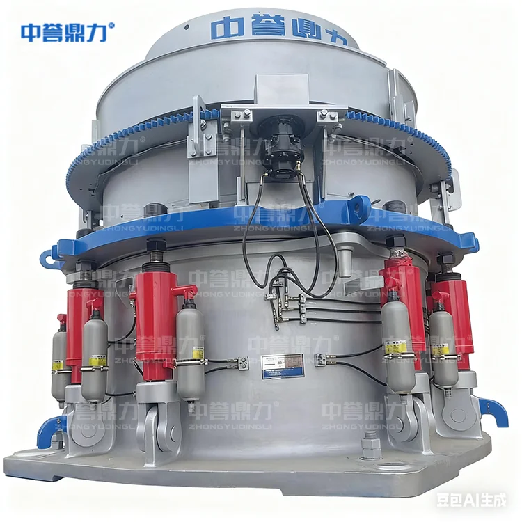 Mine Pebble Limestone Multi Cylinder Hydraulic Cone Crusher with Engine High Productivity Max.850t/h Capacity for Quarry Mining