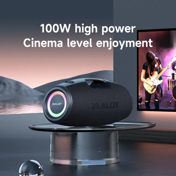 ZEALOT S78 ワイヤレススピーカー 100W Zealot S78 100W Wireless Speakers, DSP Technology ,Dream Light