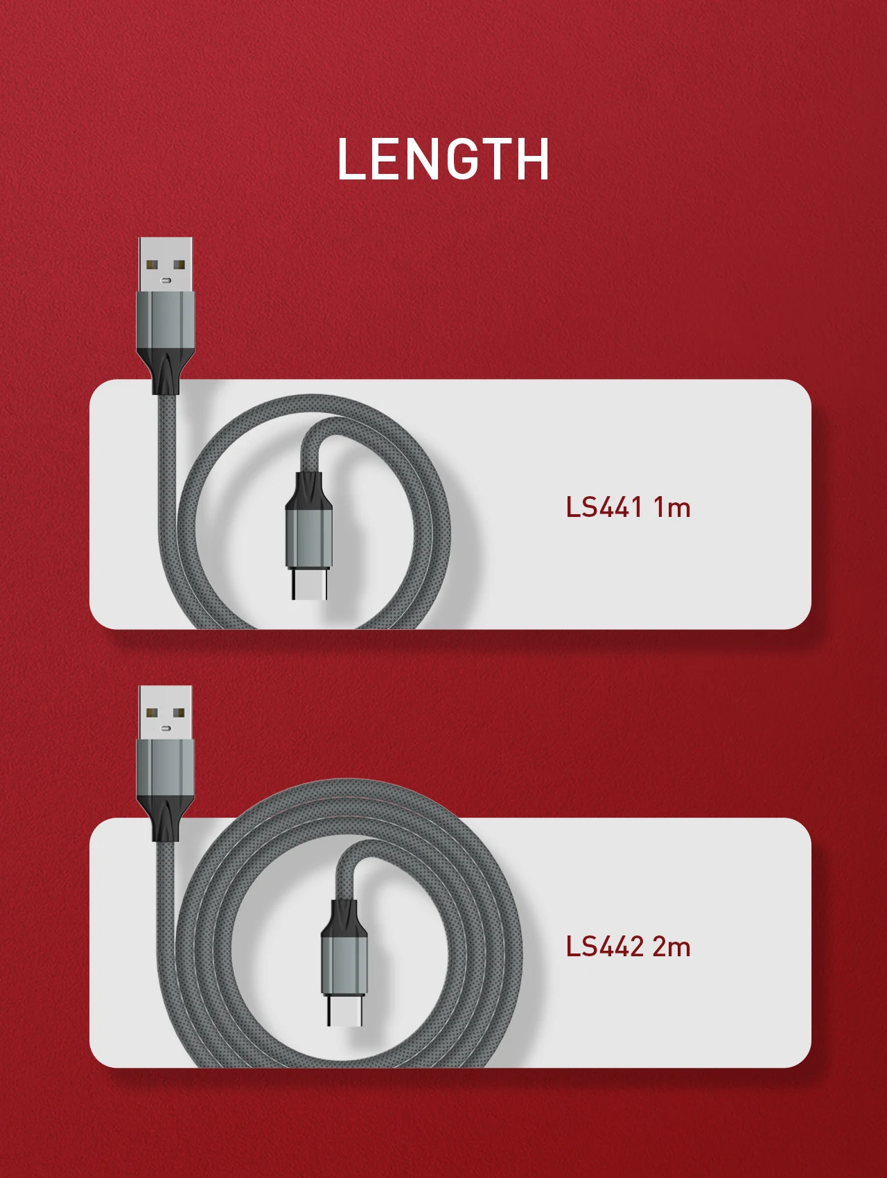 CÂBLE DE CHARGE RAPIDE USB 3-en-1 (Lightning/Micro-USB/USB-C) - 1 Mètre - LED - Neuf