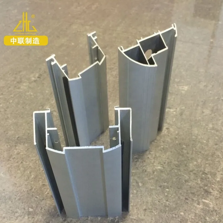 ZHONGLIAN Glass Partition Aluminium Slim  Partition Profiles for Office Cabin