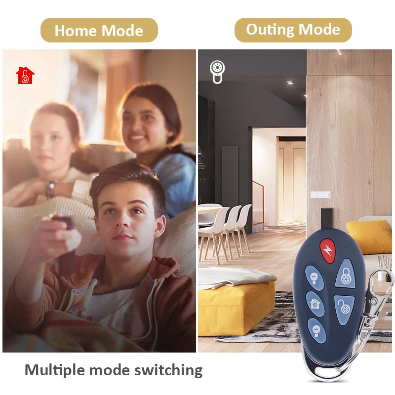 Home Security System Remote Controller 433MHz 868MHz for Focus Alarm Host Wireless Safety Panel Anti-Theft Security Protection