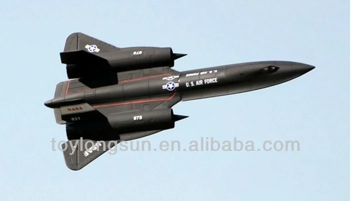 New 8CH 2.4G SR71 RTF Large Scale Rc Airplane - Beginner
