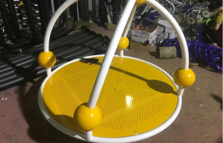 Wholesale Children's Outdoor Carousel Kindergarten Playground Equipment Game Rotating Seat Set