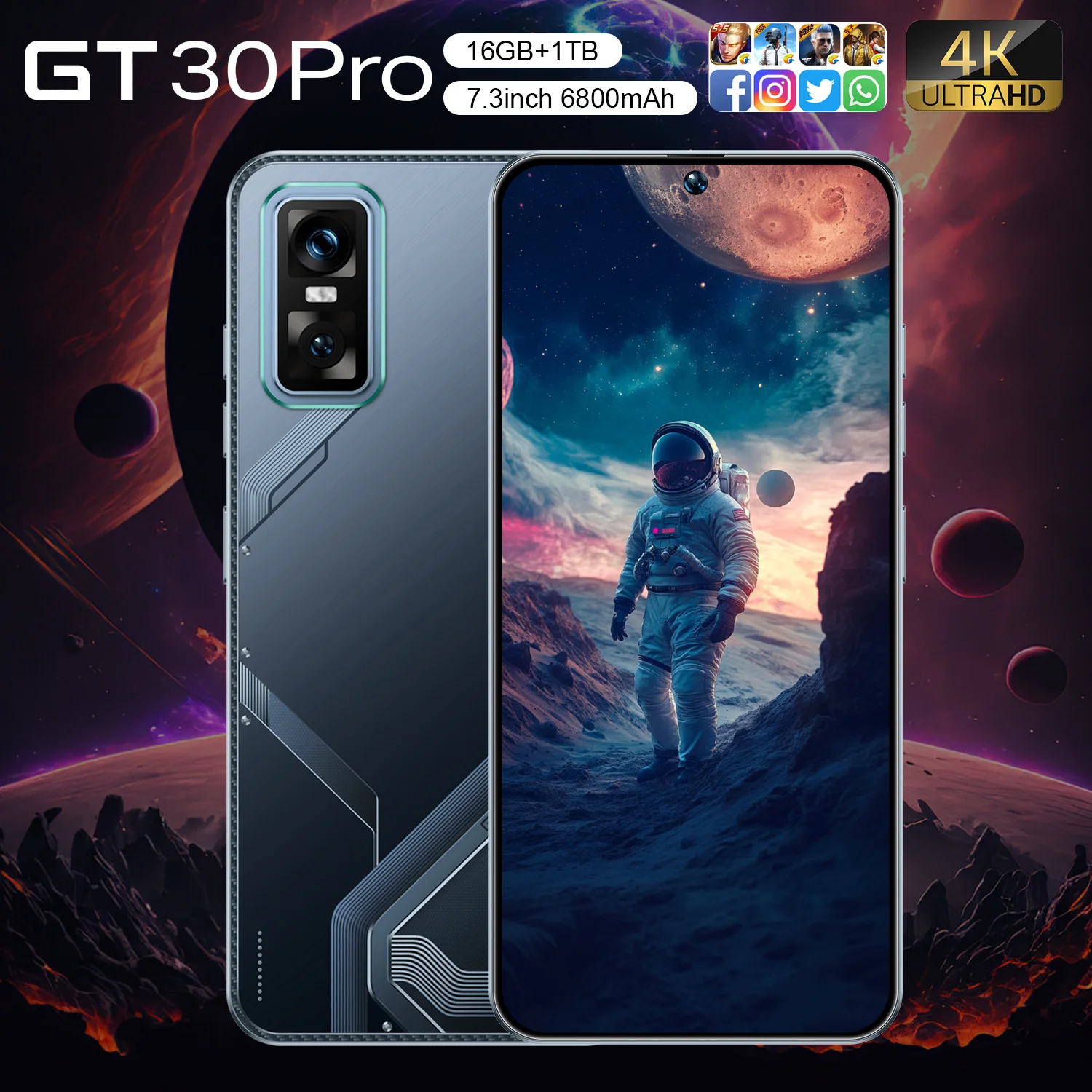 Infinix GT30 Pro 5G Smartphone: 7.3