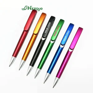 Custom Logo Promotional Plastic Ballpoint Pens Cute Designs Advertising Pens with 1.0mm Writing Width