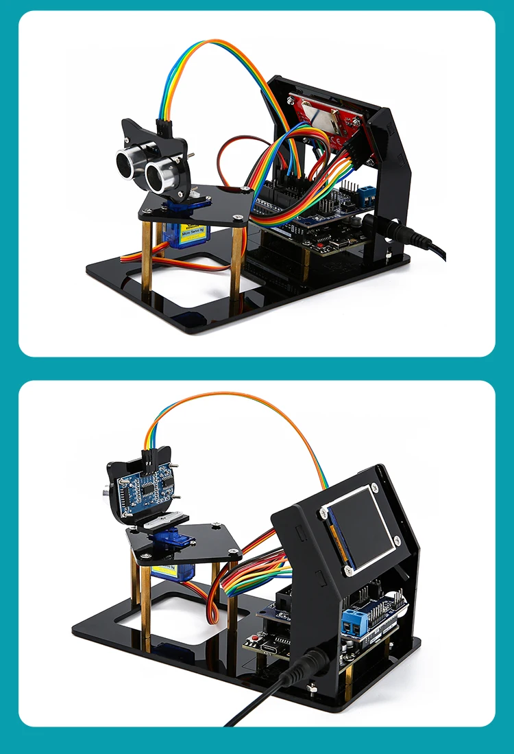 KUONGSHUN Simulation Ultrasonic Radar Sensor Module for Arduino