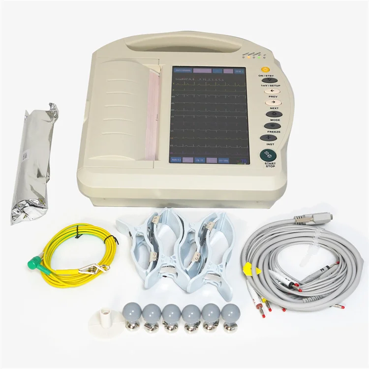 China Factory Price UN BIO MEDICAL Portable Medical 12 Channel 12 Lead EKG ECG Machine