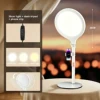 Lumière blanche + trépied de bureau + clip pour téléphone