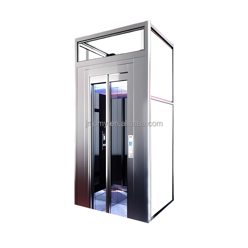 Lift Residential Panoramic Glass Elevator Round Automatic Door Hydraulic Home Elevator Villa Elevator