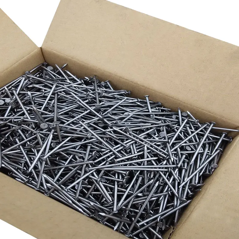1"-5" Polished Round Common Iron Wire Nails Construction Nails Manufacture 1kg Per Box in China