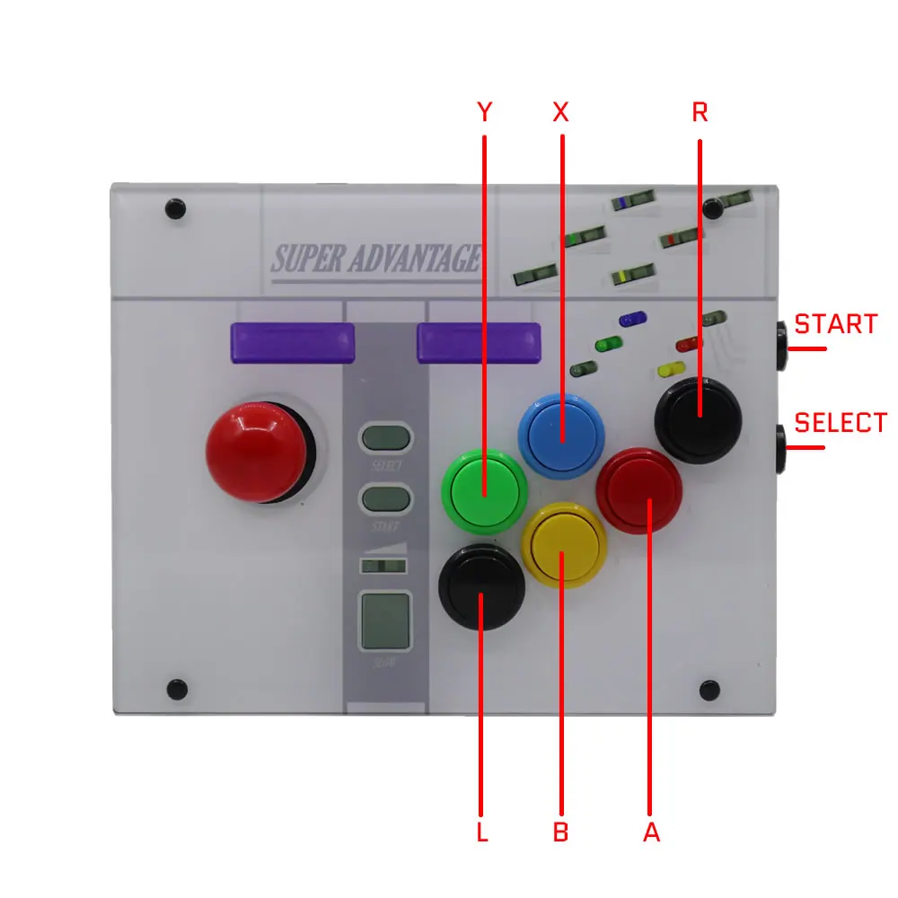 SNES Advantage Retro Game Controller for Arcade Classics