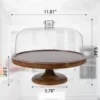 Cake display stand with lid