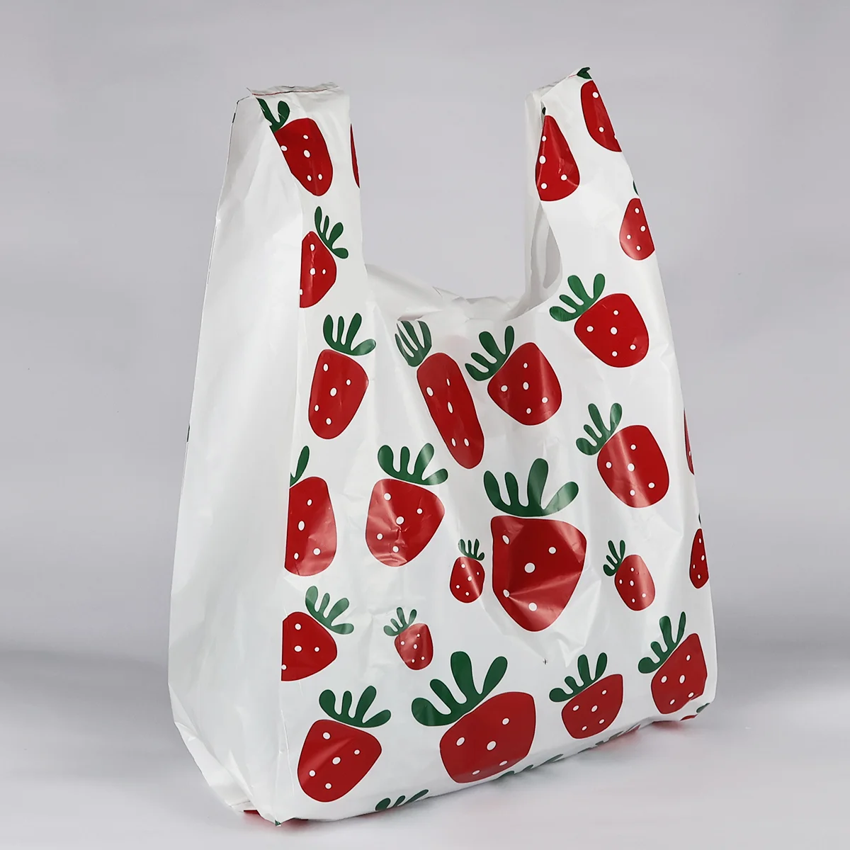 product manufacturer direct sales custom printed logo size t shirt plastic bag suitable for supermarket dessert shop packaging bag-2