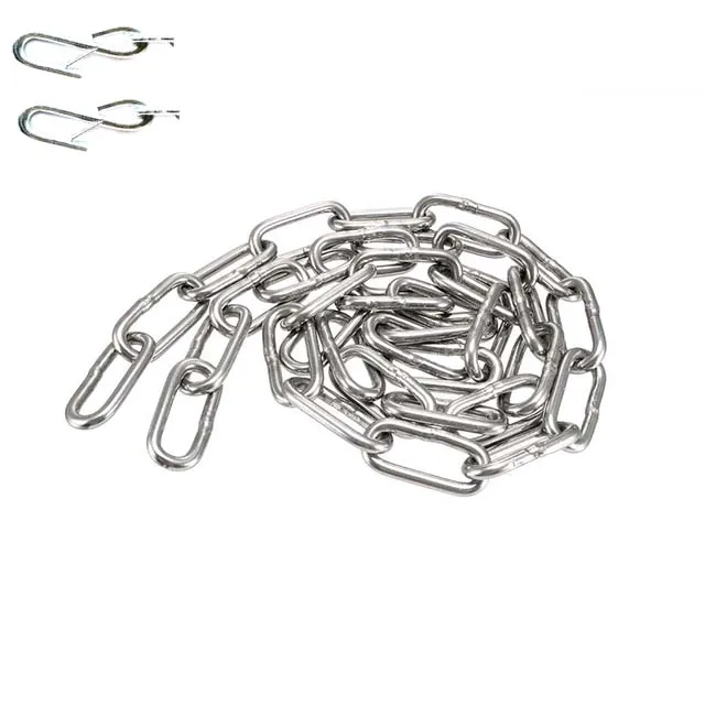 safety chain  1/4 x 48 inch  trailer tongue lock Chain safety chain kit 3500lbs