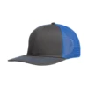 Gris foncé + maille bleue + trou