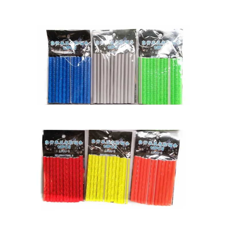 product-750-750 hi vis 80mm silver colors reflective pvc stripes bike spoke cover mount clip tube road security cycling bicycle wheel reflector