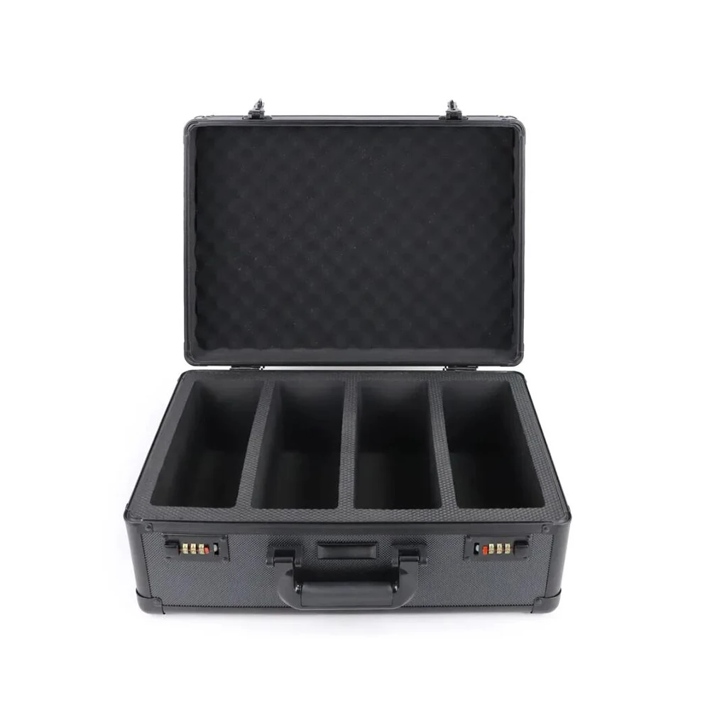Ningbo Factory 4 Row Custom Aluminum Graded Card Storage Carrying Case