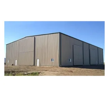 Prefabricated Light-Weight Steel Structure Commercial Warehouse Metal Building Construction Steel Workshop Use Cutting Welding