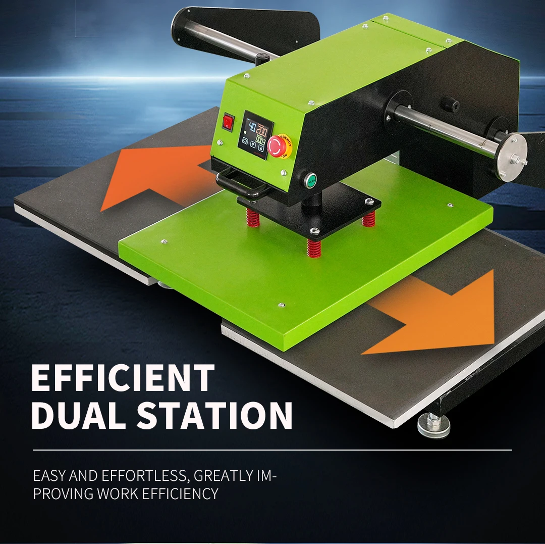 Auplex Semi-Automatic Pneumatic Marking Automatic Heat Press Machine B2