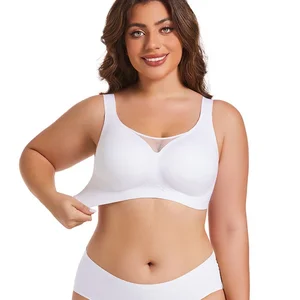 Seamless Large Size Plus Size Bra Soft Support Large Breast Wire-Free Push-Up 7XL Plus Size Bra