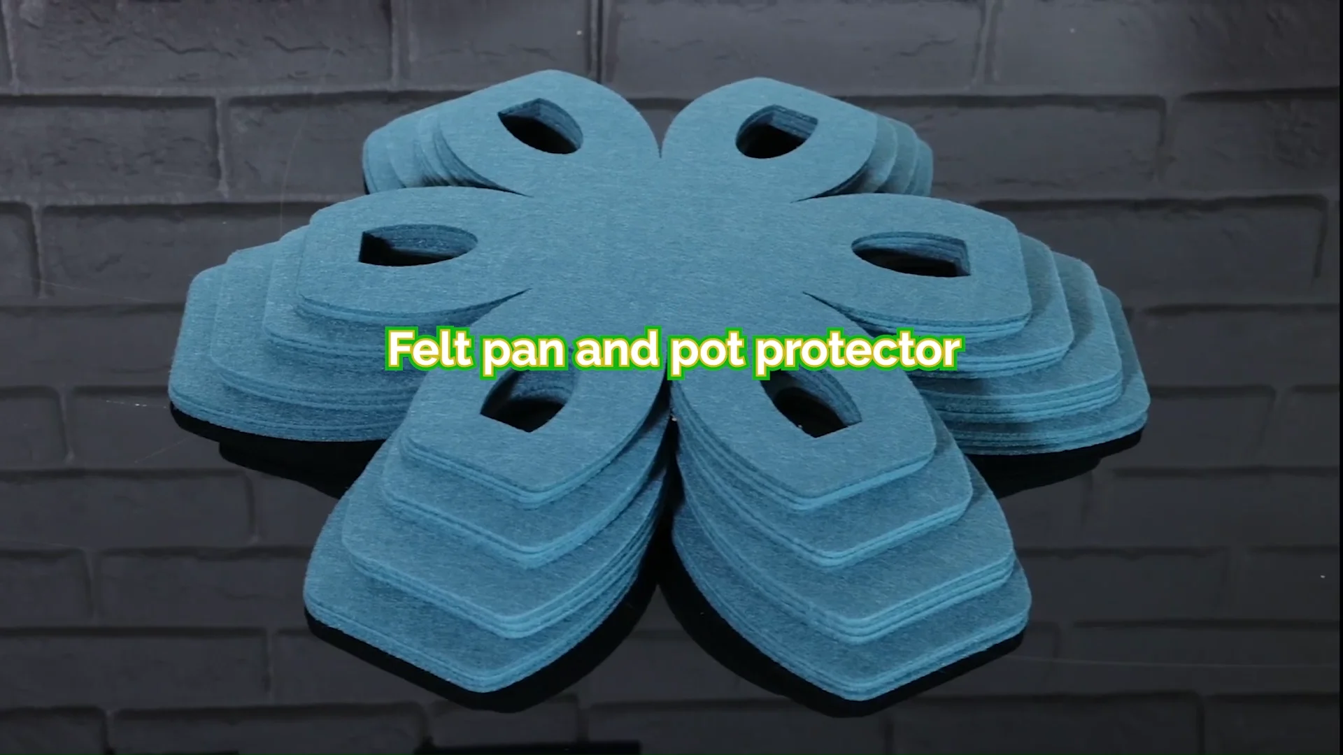 6pack Pink Heat Insulation Nonwoven Protective St. Patrick's Day Pans