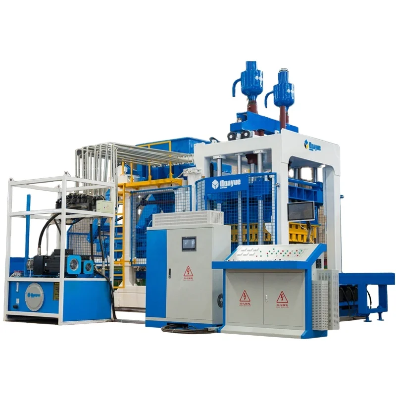 QT18-15 Block Making Machine Automatic for Cement Concrete Block  Plant with ISO 9001
