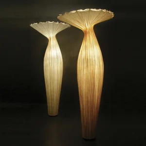 JACKSUN Contemporary Ocean Fabric Floor Lamps with Funky Design Simple Hotel Decoration Unique Project for Stylish Interior