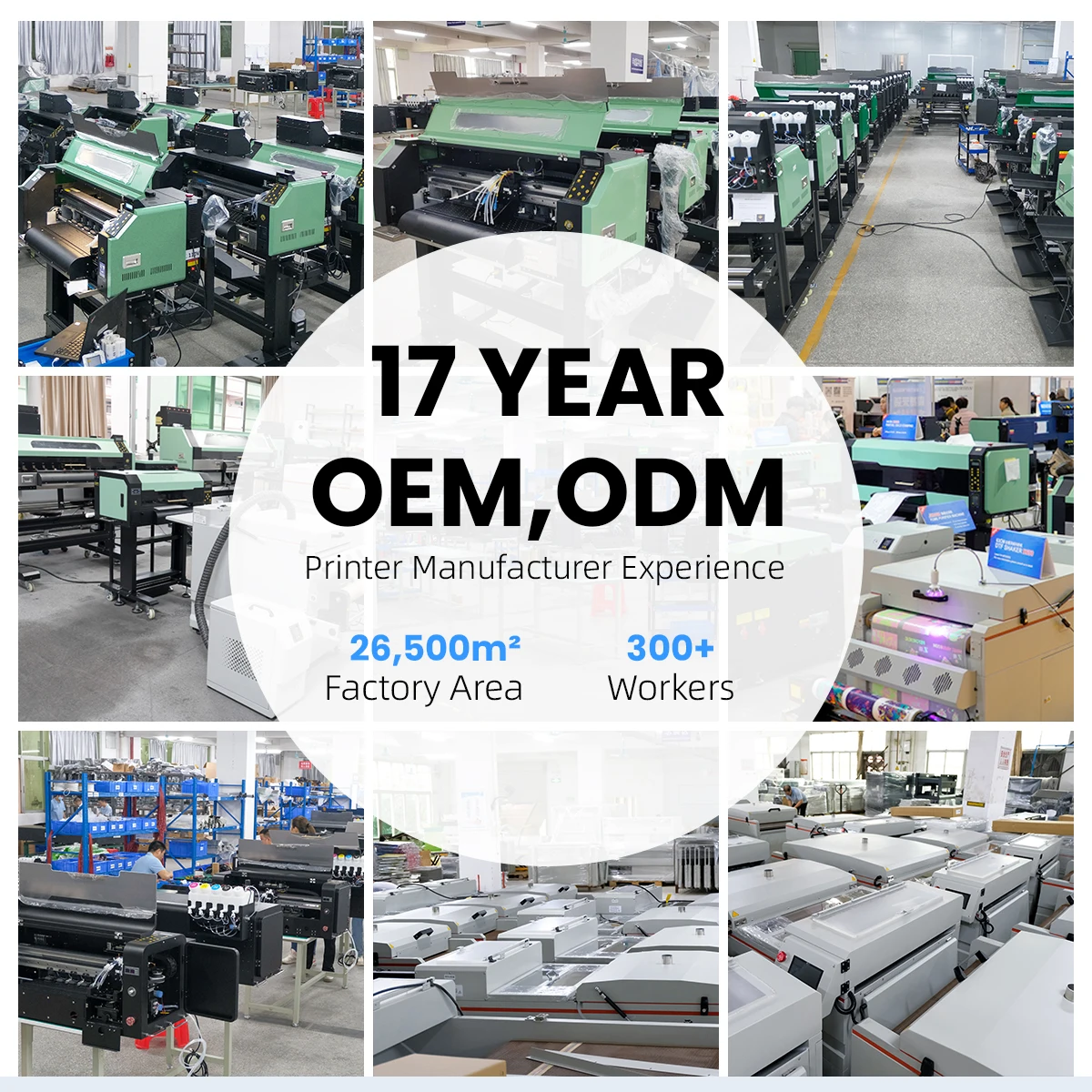 A3 Size Full-Automatic DTF Printer with High Quality Pet Film Transfer and 1 Year Warranty