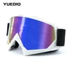 Bianco opaco/blu viola specchio