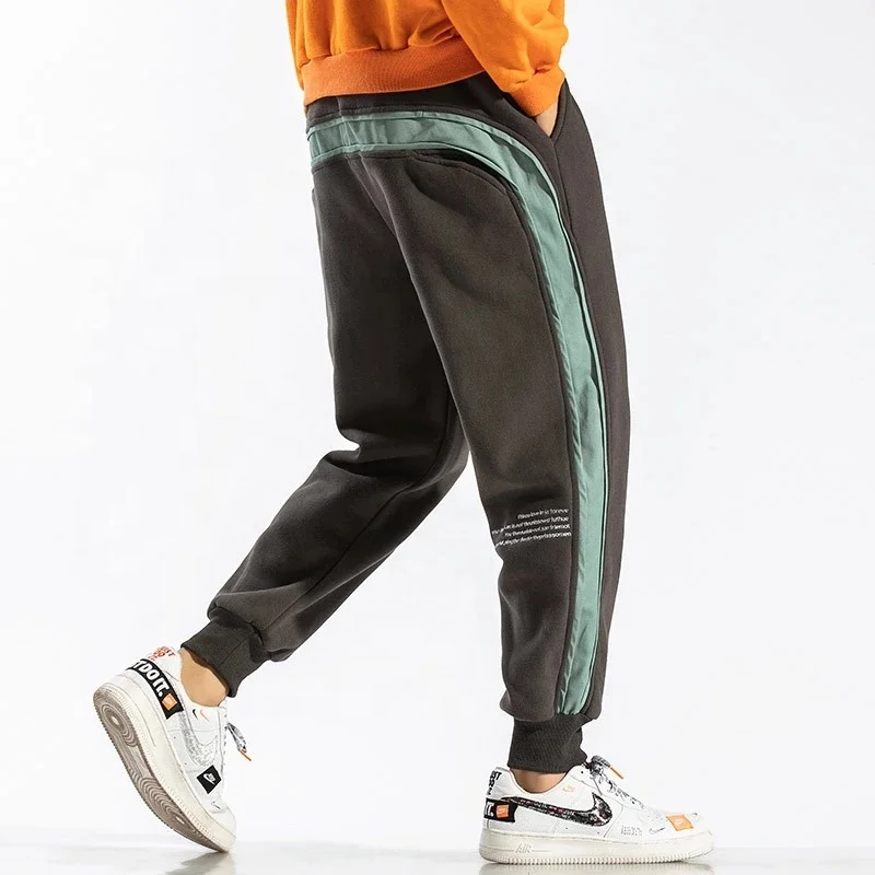 OEM Side Striped Sweatpants Men 2021 Brand New Jogger Pants Men Fashion Streetwear Hip Hop Trousers Male Loose Fit Harem Pants