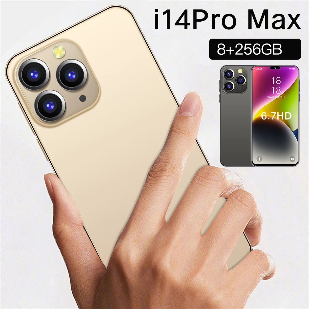 Original Phone I 14 Pro Max Android Smartphones 6.7 Inch 8gb+256gb 10 ...