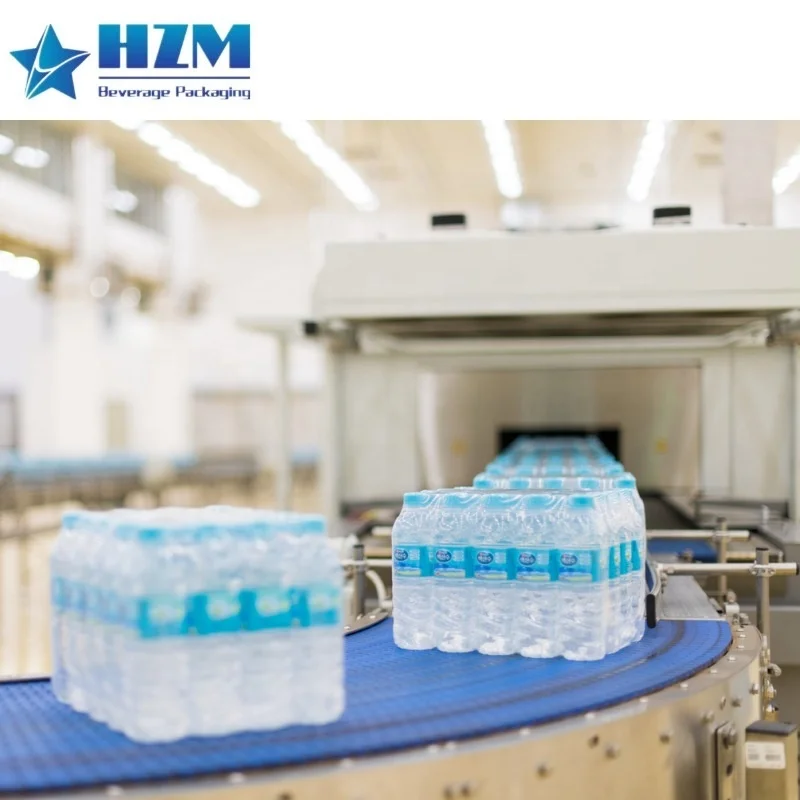 Całkowicie automatyczny zakład butelkowania wody mineralnej Cena Całkowita linia produkcyjna wody butelkowanej do sprzedaży z opakowaniem 9