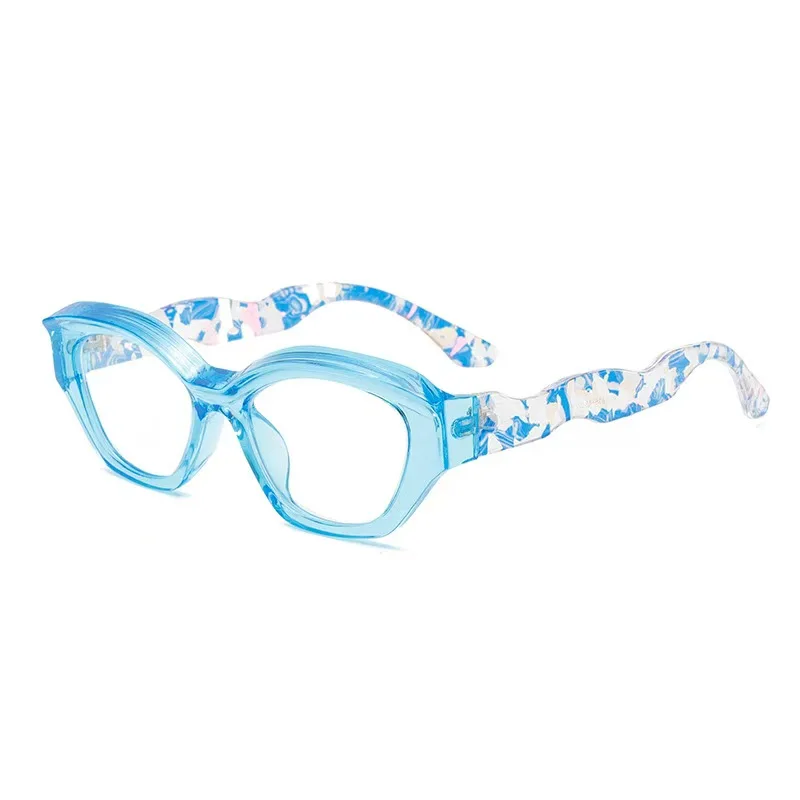 New Arrival Fashion Anti Blue Light Glasses for Women Optical Frame Plano Lenses Transparent Computer Glasses Woman