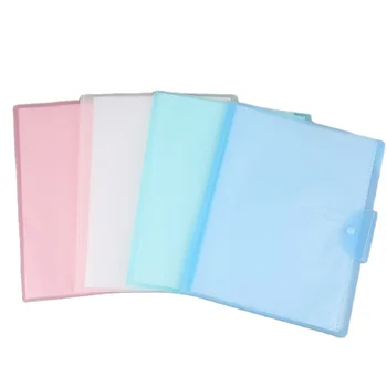 Pp Colorful A4 Paper Size Expandable Snap Button Document Wallets File ...
