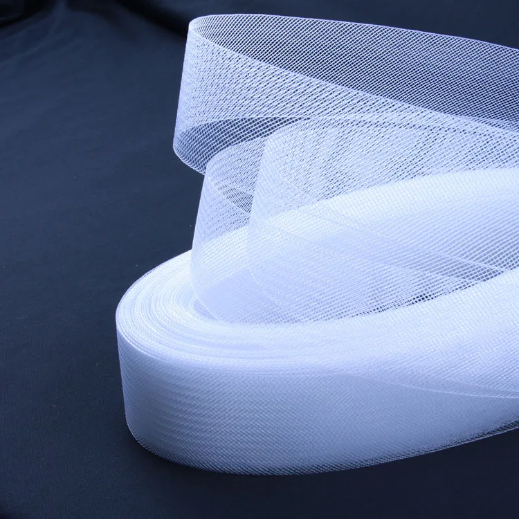 Головной убор для шитья эластичная кринолиновая коса из конского волоса в белом