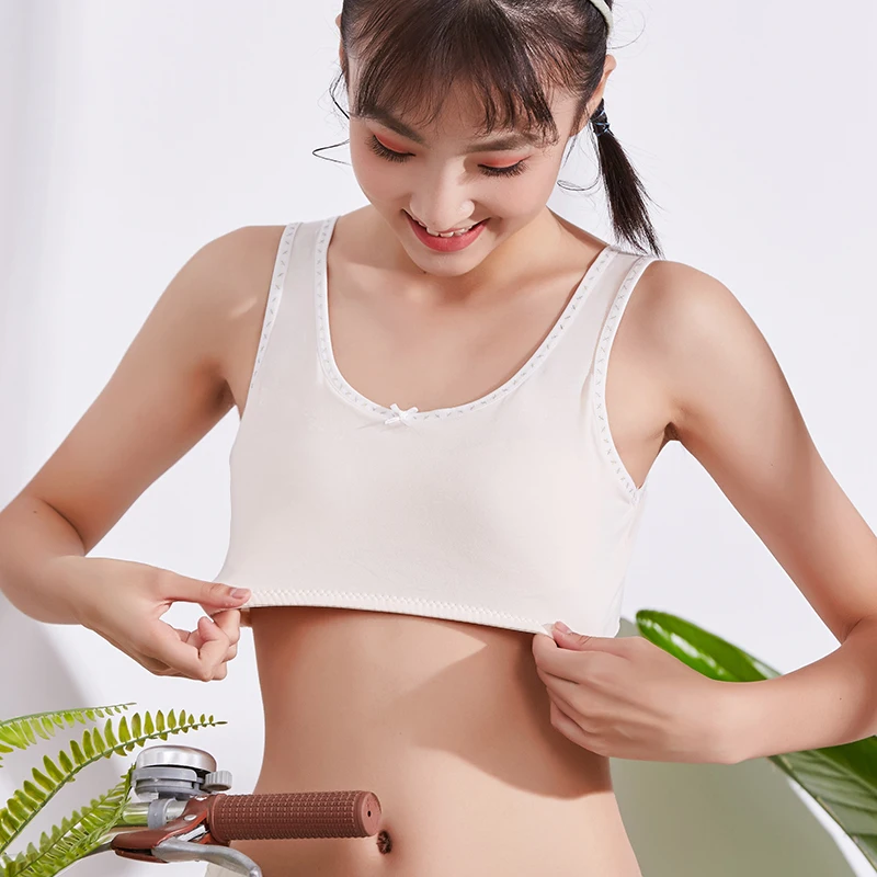 
Хит продаж, стильное красивое хлопковое мягкое эластичное нижнее белье с бантом, современное Спортивное нижнее белье для подростков 