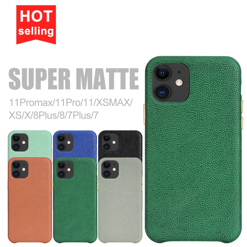 custom Factory Wholesale Anti fall waterproof leather mobile phone case Luxury Original phone case cover for apple iphone11