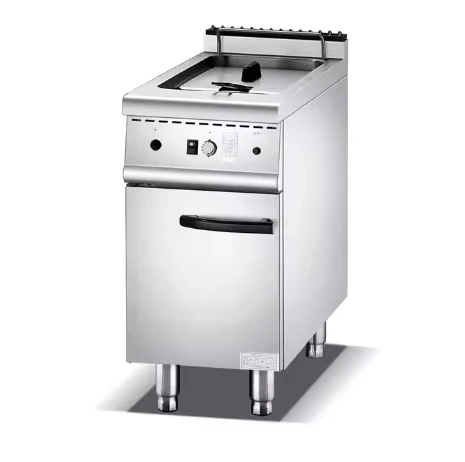 frying machine 20L Restaurant Gas Deep Friteuse Single Basket Kitchen Equipment French Fries Deep Fryer details