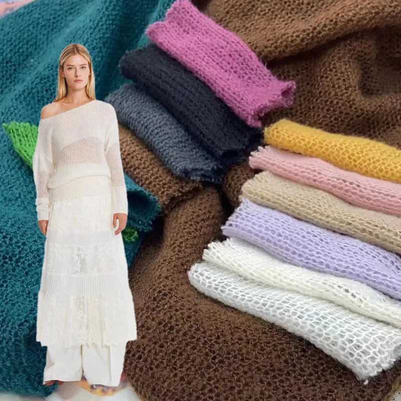 Новый дизайн мягкая выдолбленная вязаная ткань 100% акриловая