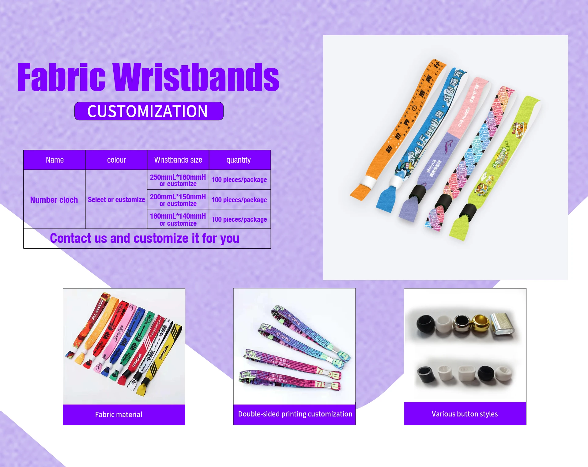 Oem Event Woven Polyester Wristband Custom Gym Party One Time Using Soft Skin-friendly Adjustable Id Event Woven Wristband factory