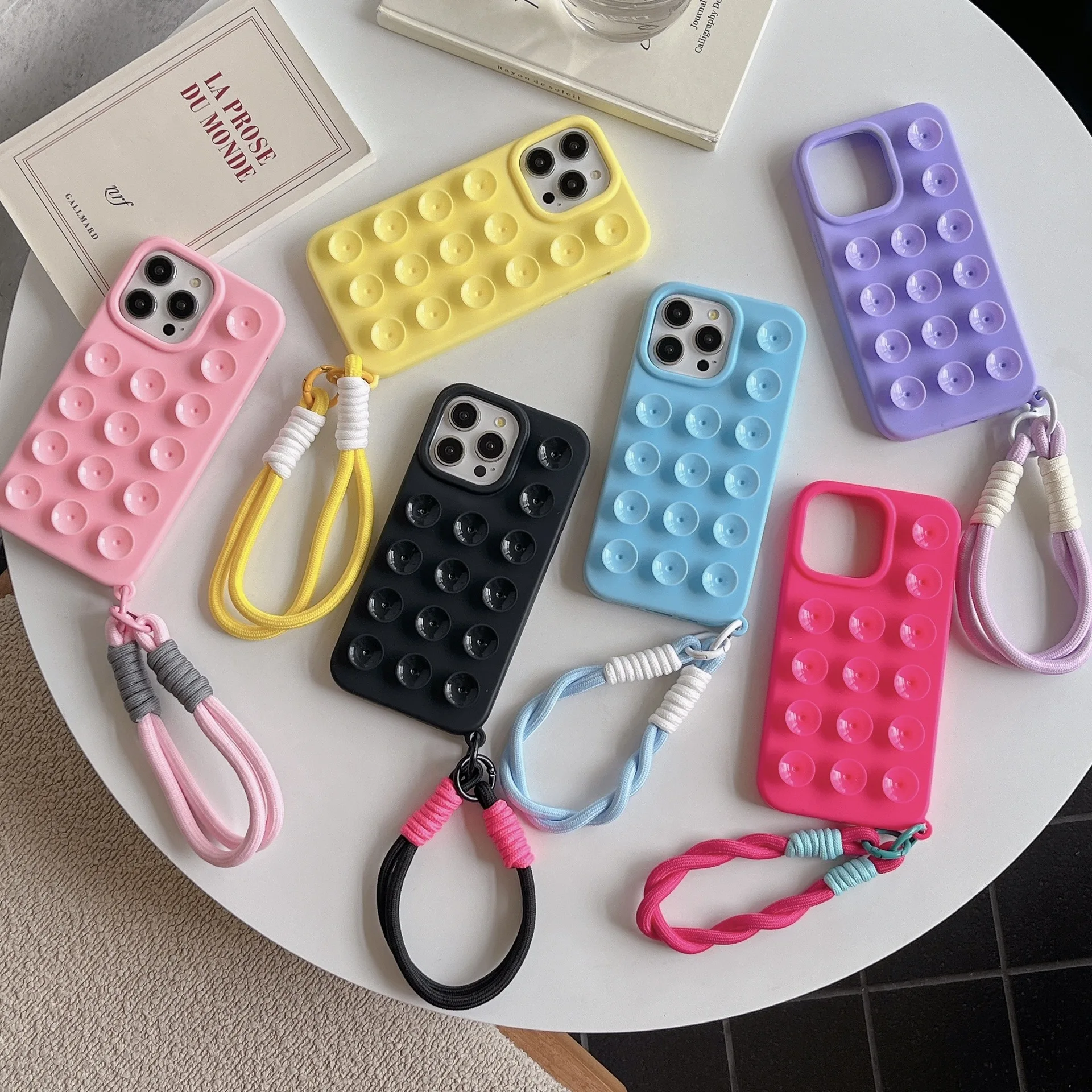 Suction Cup Lanyard Phone Case - Simple Function For IPhone 16_voghion.com