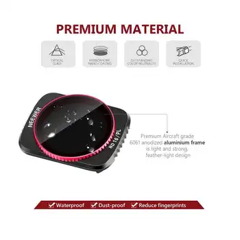 Neewer Camera Lens Filter Neutral Density/Polarizing 2 in 1 Filter Compatible with DJI Mavic Air 2 Lens, Multi-Coated Filters detail image