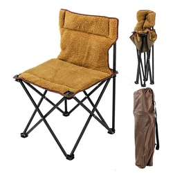 high-quality downy folding outdoor winter warm camping fishing travel foldable chair